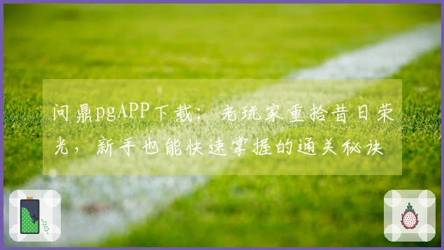 问鼎pgAPP下载：老玩家重拾昔日荣光，新手也能快速掌握的通关秘诀